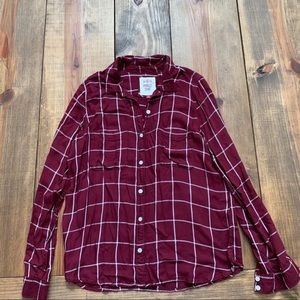 SOLD - Juniors Flannel Long-sleeve Shirt